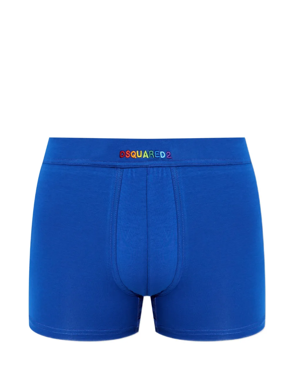 DSQUARED2 logo-embroidered boxers - Blu