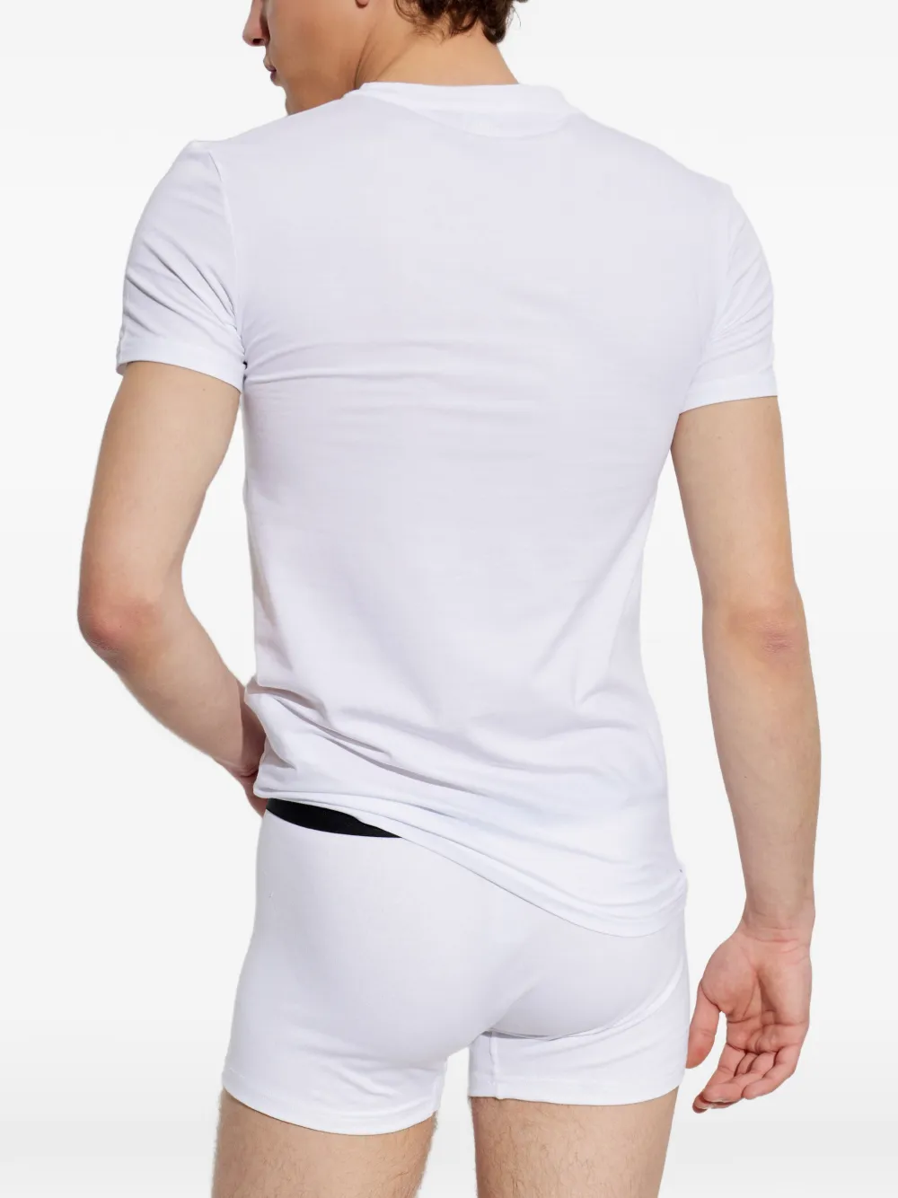 MM6 Maison Margiela T-shirt met ronde hals Wit