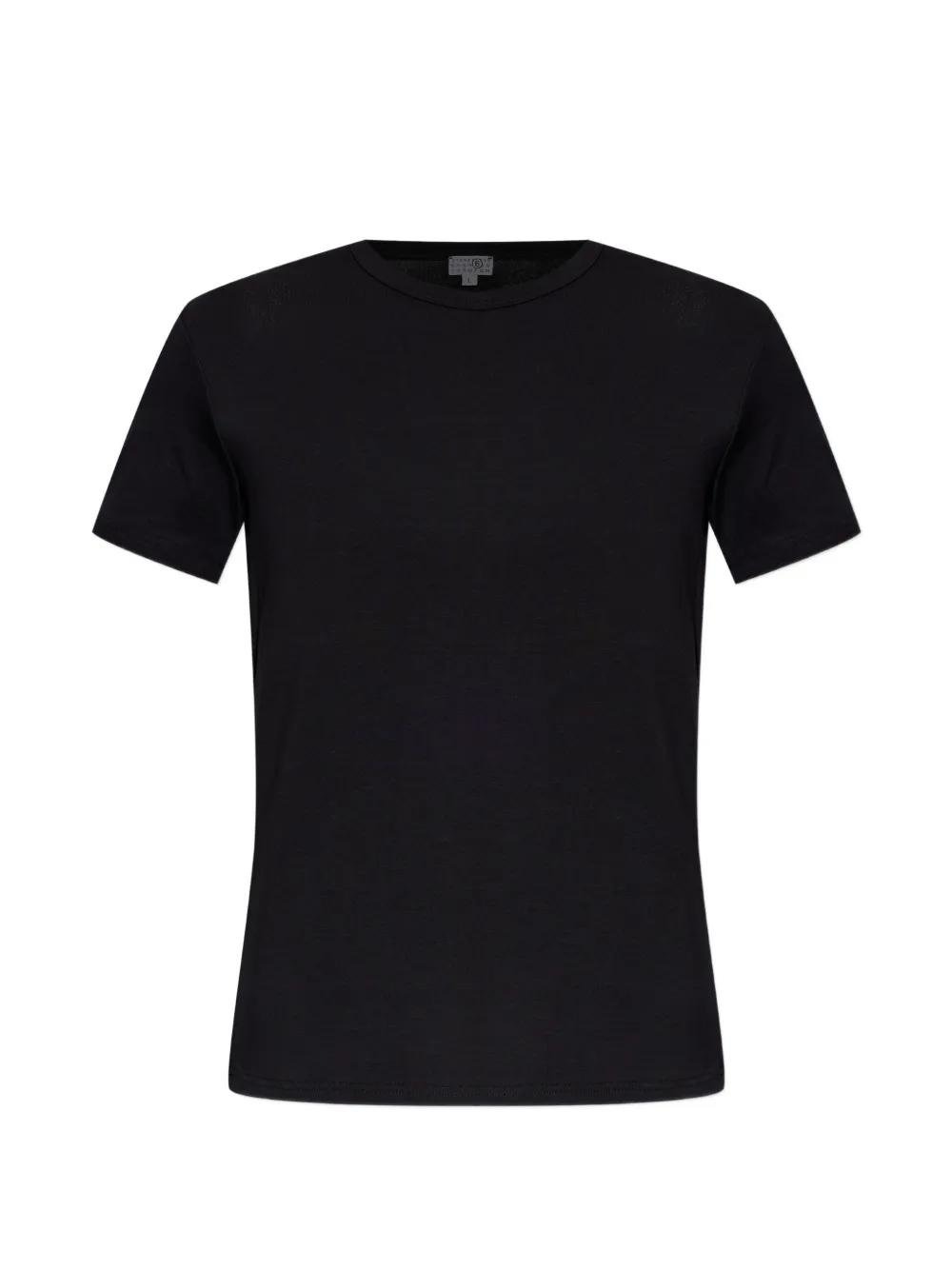 MM6 Maison Margiela logo-patch T-shirt - Nero