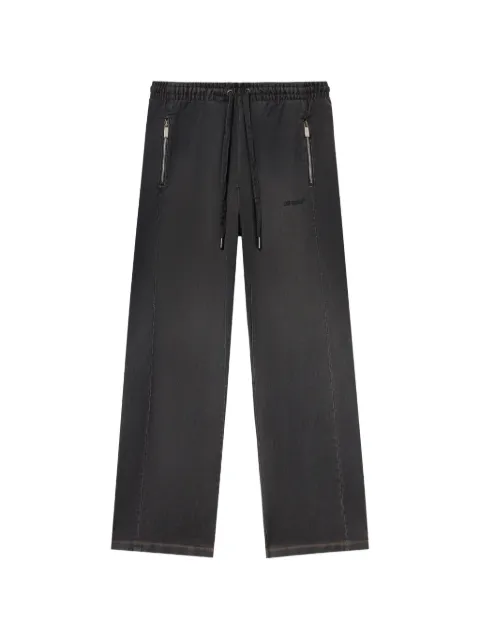 Off-White distressed Diag slouchy sweat-trousers