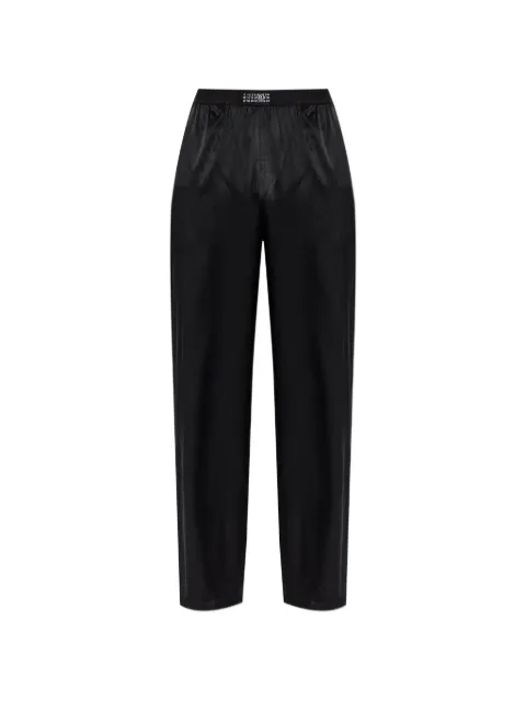 MM6 Maison Margiela logo-waistband pajama trousers