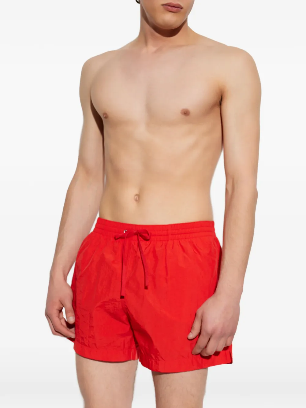 MM6 Maison Margiela Zwembroek met trekkoord Rood