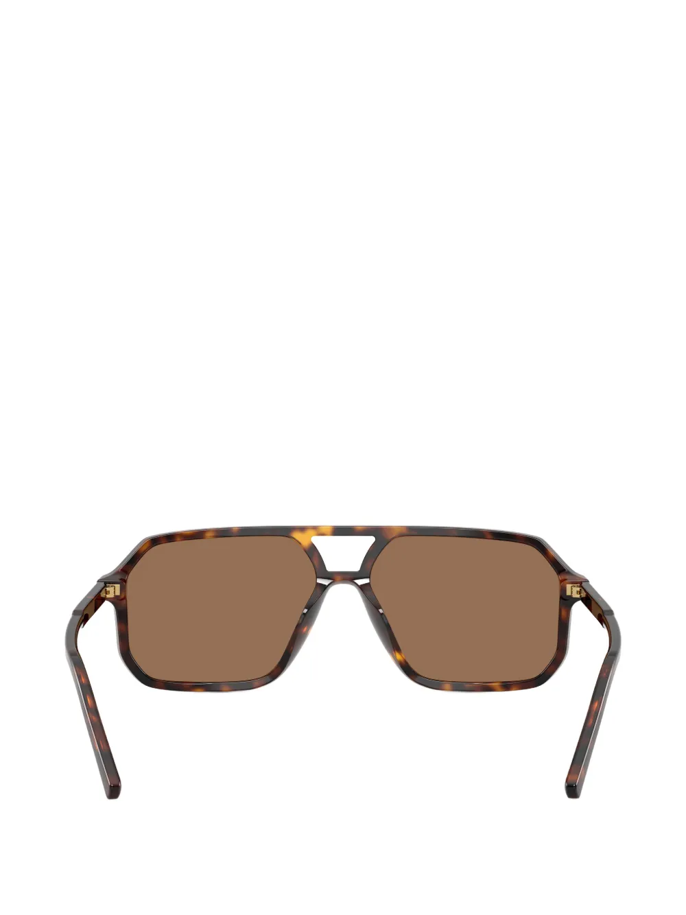 Dolce & Gabbana Eyewear Zonnebril met geometrisch montuur Bruin