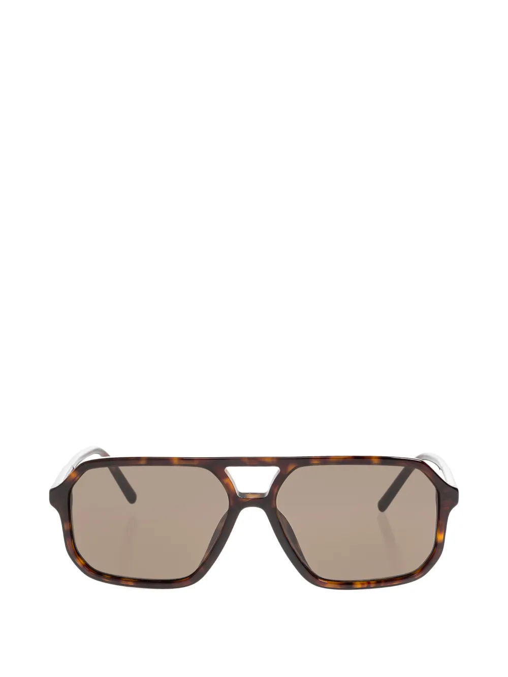 Dolce & Gabbana Eyewear geometric-frame sunglasses - Marrone