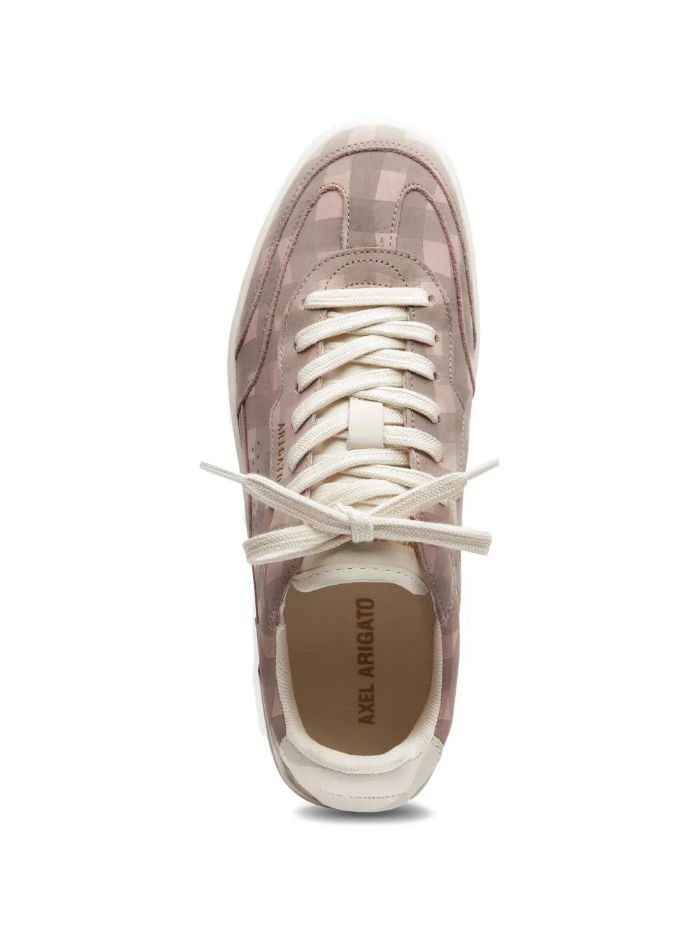 Axel Arigato Dice T-Toe gingham sneakers Roze