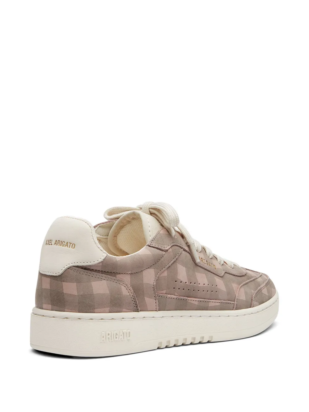 Axel Arigato Dice T-Toe gingham sneakers Roze