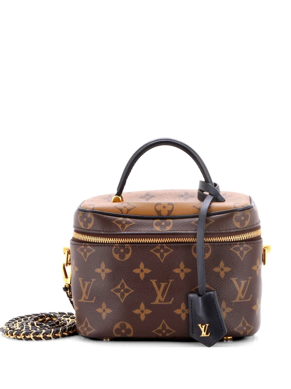 Louis Vuitton Pre-Owned Vanity Handbag Reverse Monogram Canvas PM satchel - Marrone