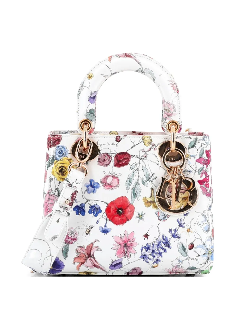 Christian Dior Pre-Owned My ABCDior Lady Dior Bag Printed Leather Small satchel - Mehrfarbig