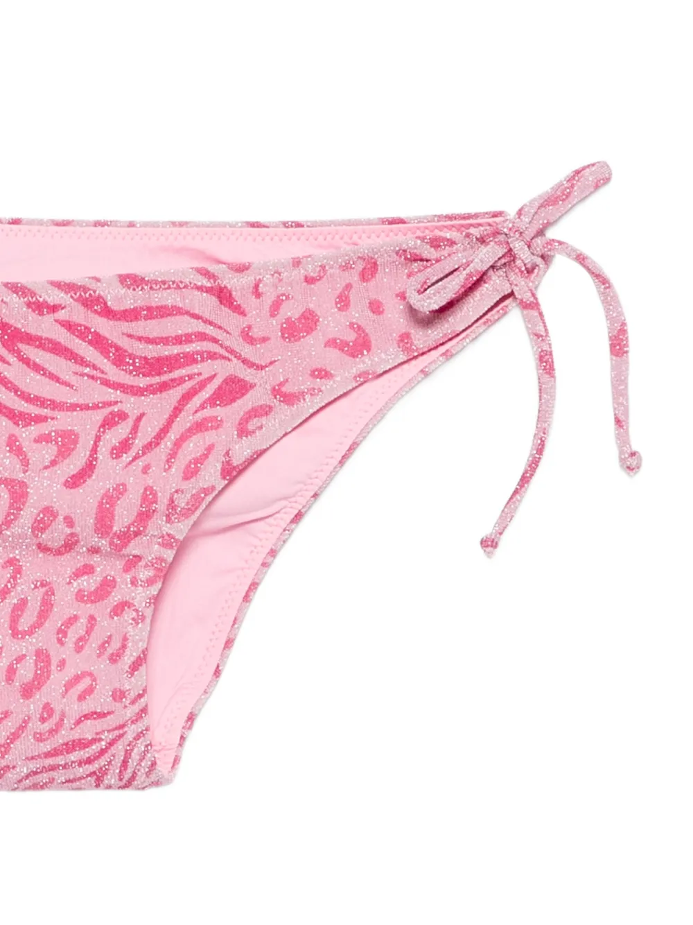 MC2 Saint Barth Kids Aryanna bikini met dierenpatroon Roze