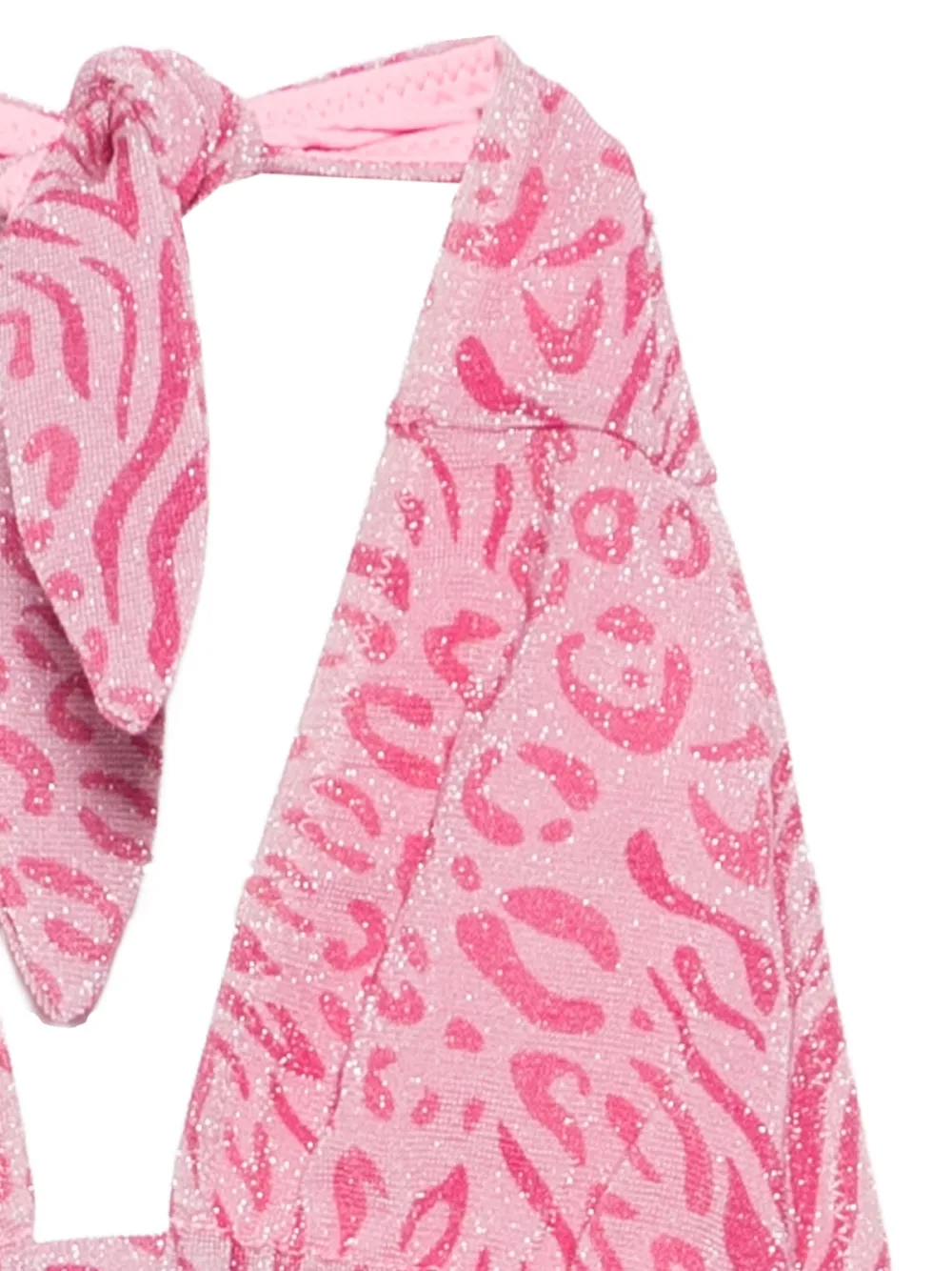 MC2 Saint Barth Kids Aryanna bikini met dierenpatroon Roze