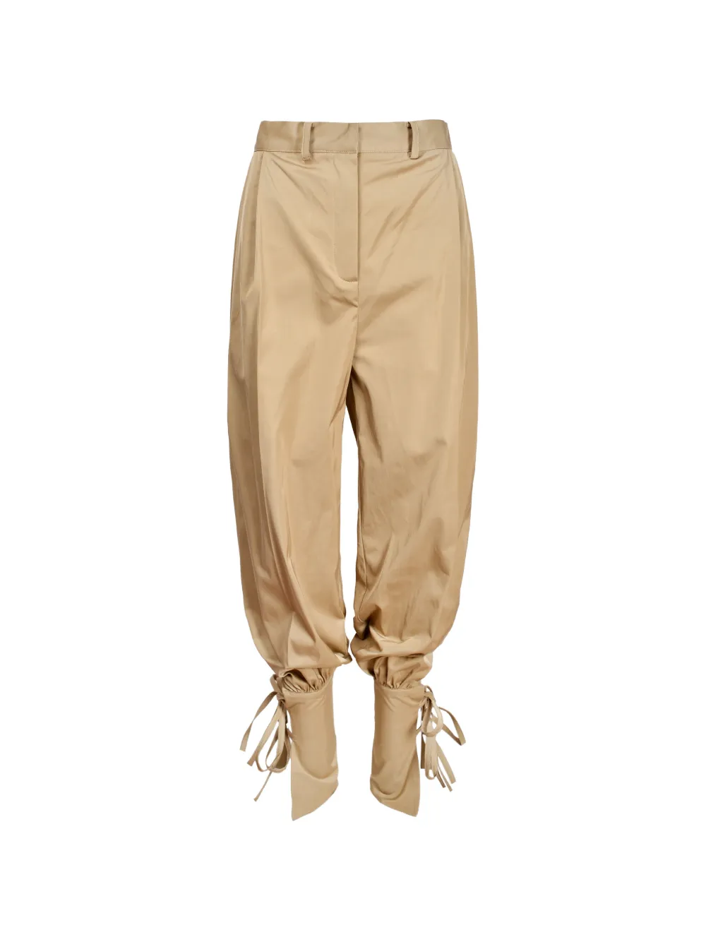 Ioana Ciolacu tie-fastening balloon trousers - Toni neutri