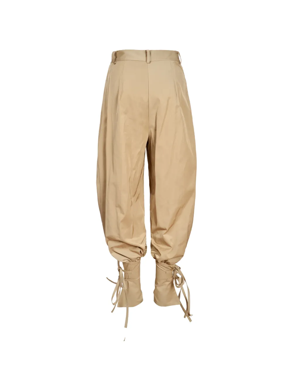 Ioana Ciolacu Broek met striksluiting Beige