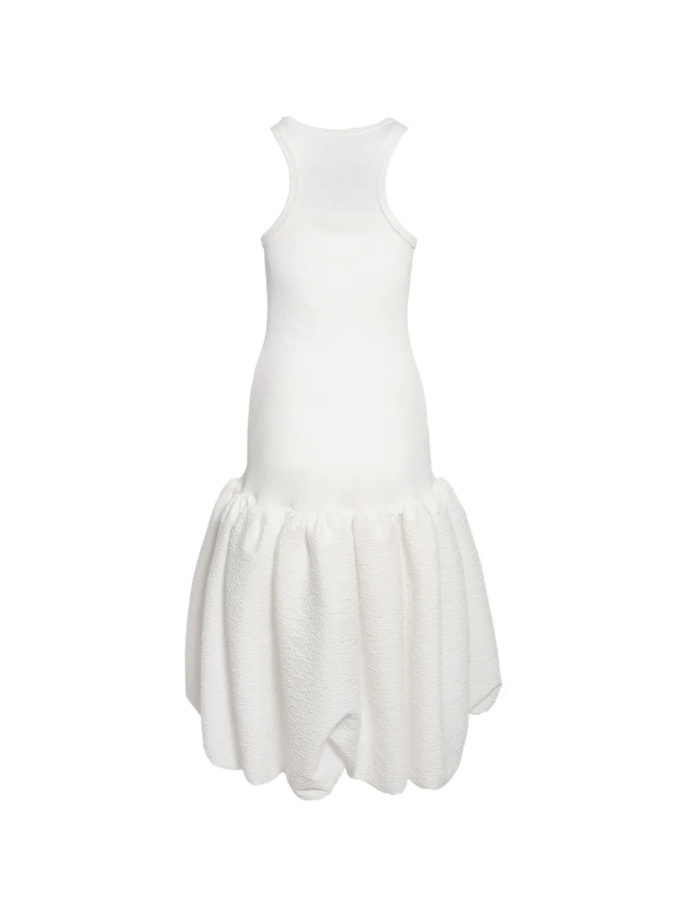 Ioana Ciolacu Midi-jurk met ballonrok Wit