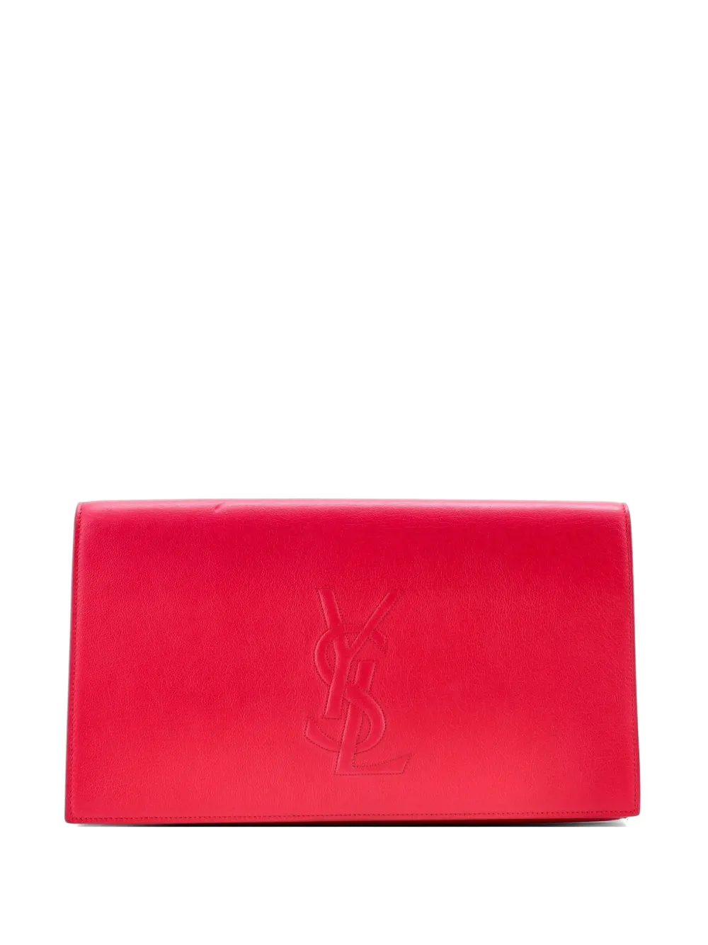 Saint Laurent Pre-Owned Belle de Jour Leather Large clutch bag - Rosa