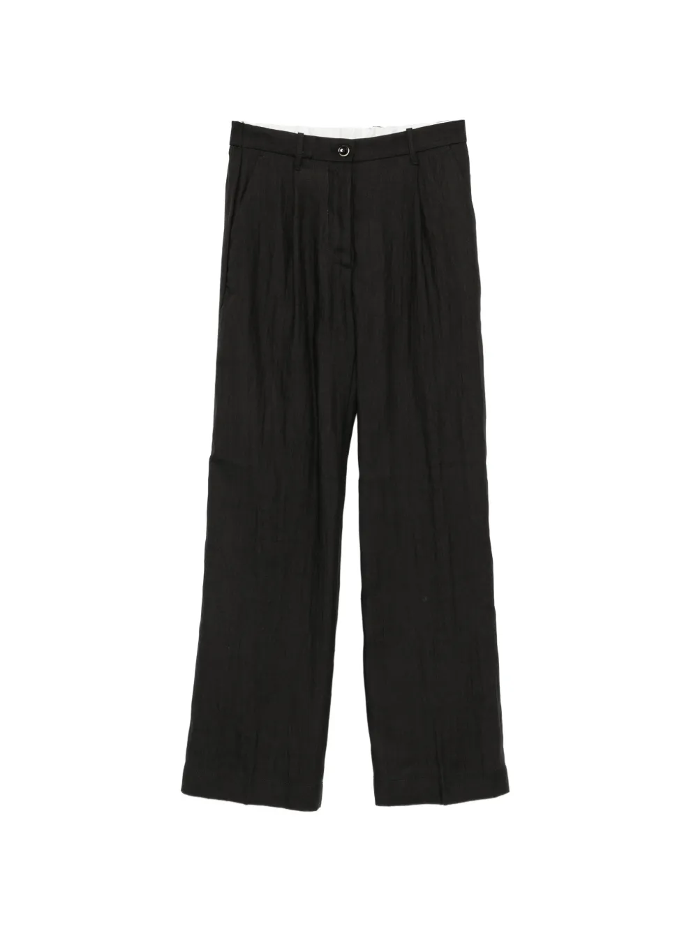 Nine In The Morning Blenda belt-loops trousers - Nero
