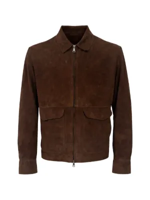 Brioni スエード ジャケット | ブラウン | FARFETCH JP