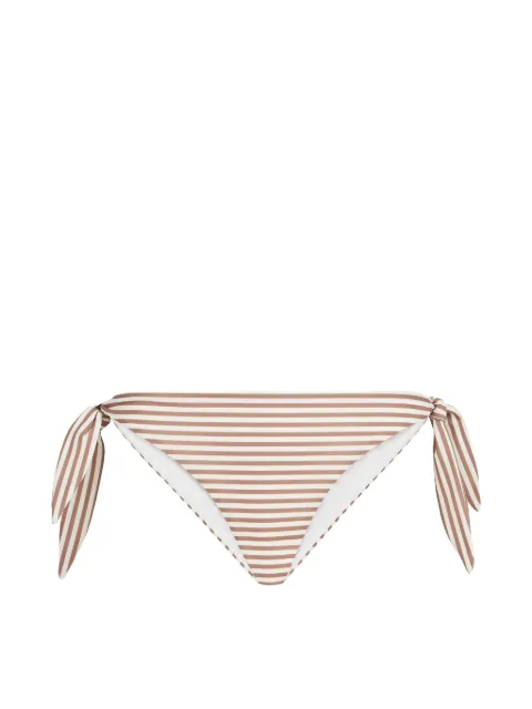 Brunello Cucinelli striped techno jersey bikini bottoms