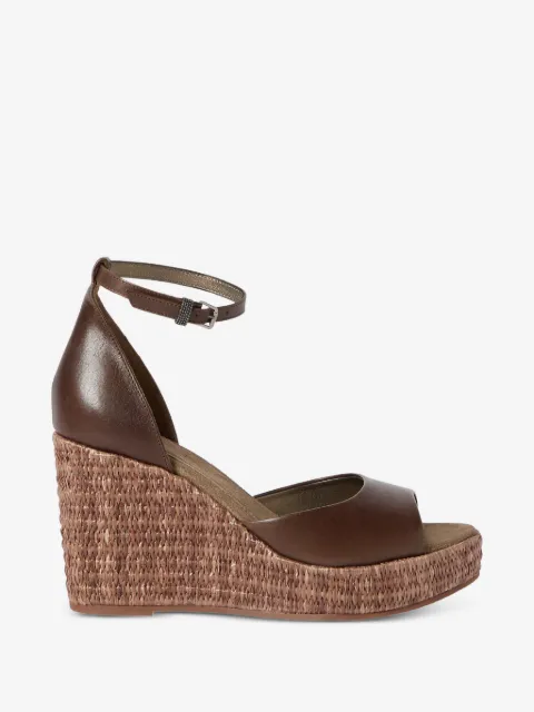 Brunello Cucinelli Espadrilles aus Wildleder mit edler Schlaufe