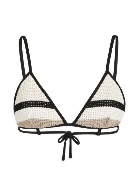 Brunello Cucinelli top de bikini tejido