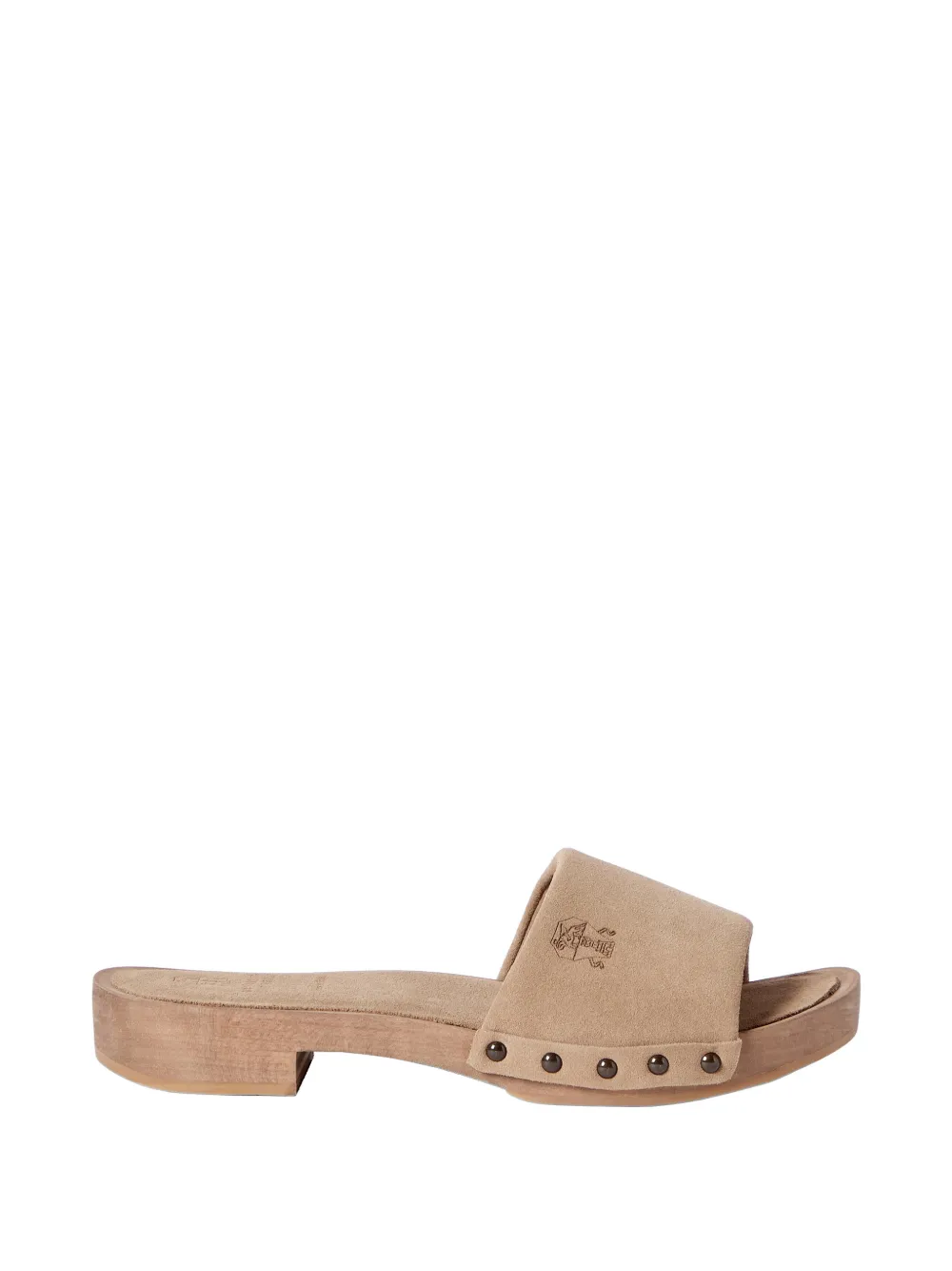 Brunello Cucinelli Suède slippers Bruin