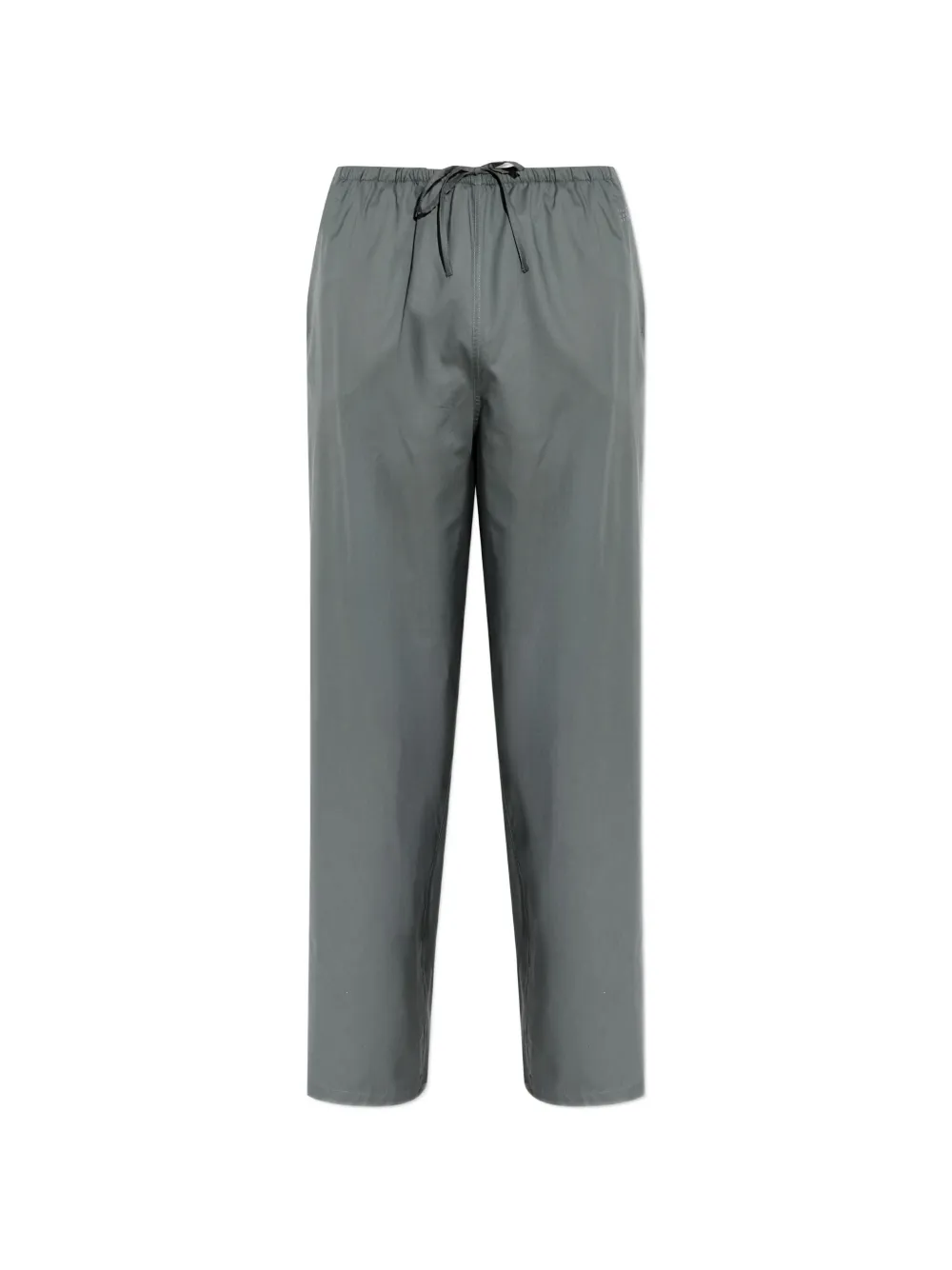 MM6 Maison Margiela drawstring-waist pajama trousers - Grigio