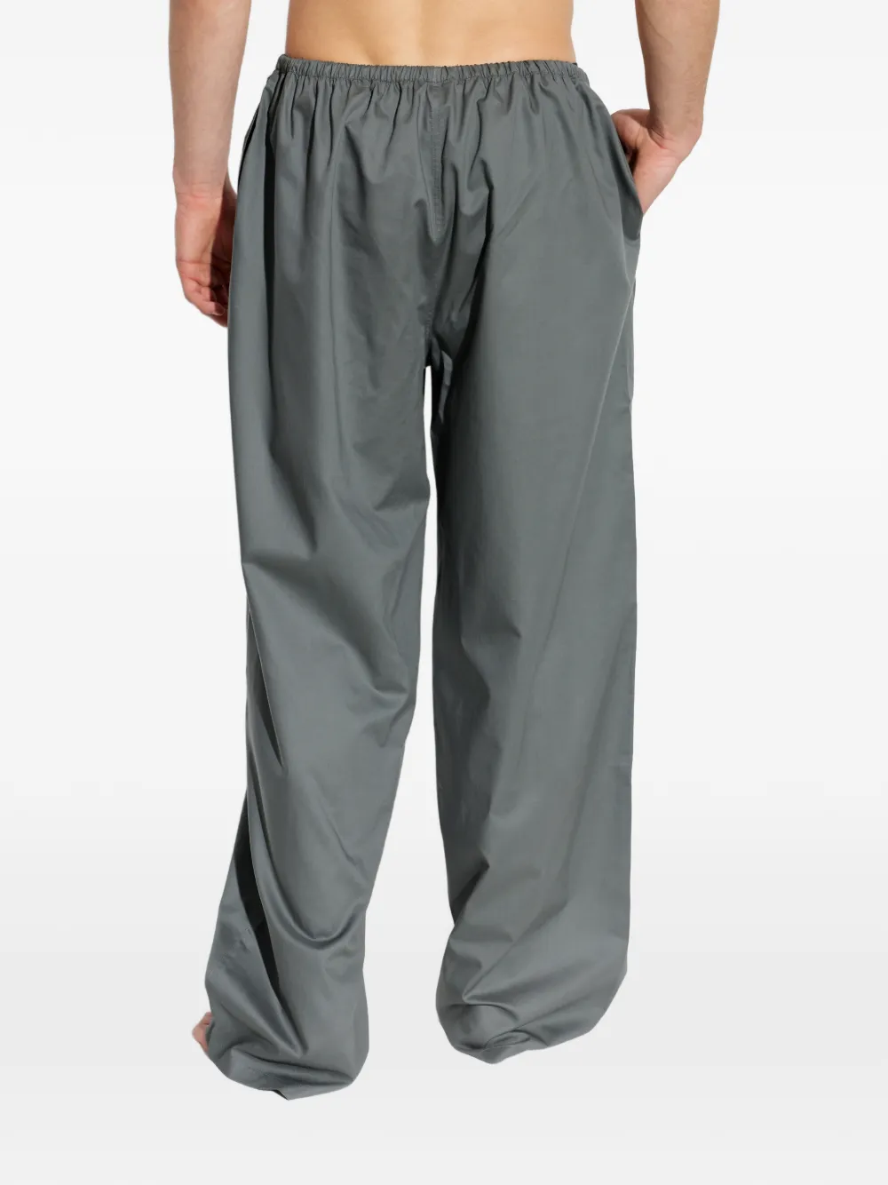 MM6 Maison Margiela Pyjamabroek met trekkoordtaille Grijs