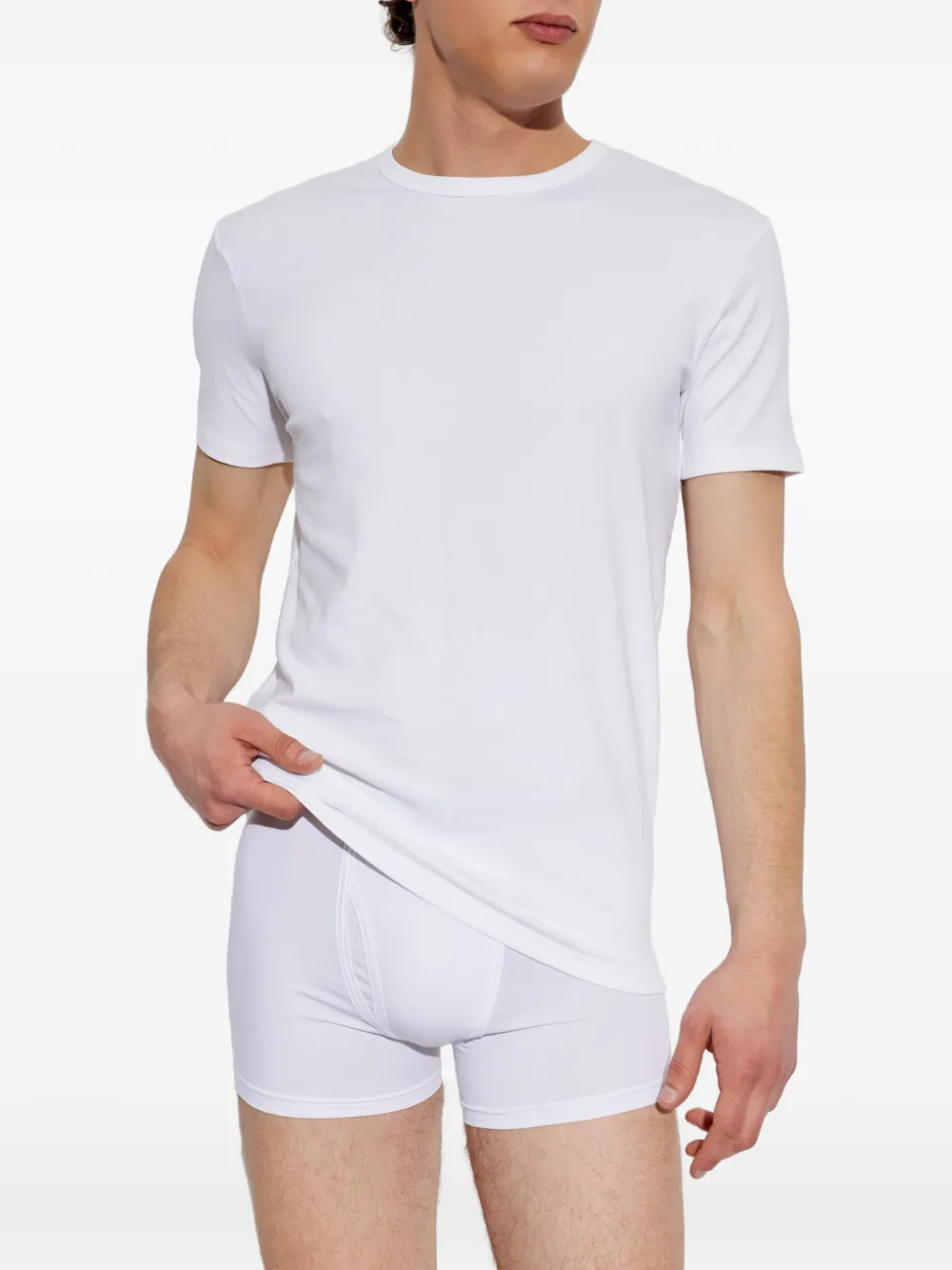 MM6 Maison Margiela T-shirt met logopatch Wit