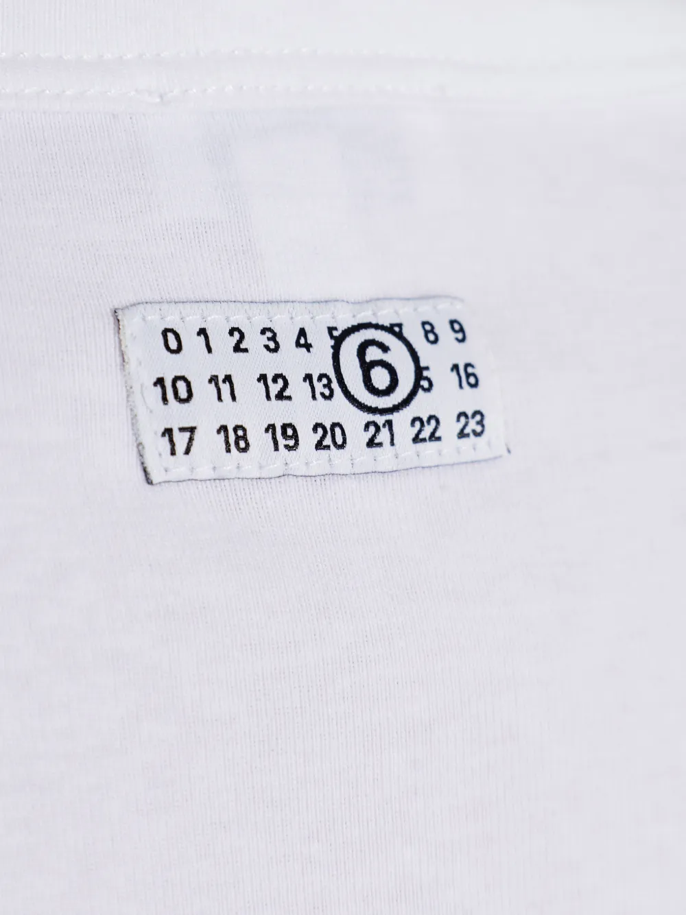 MM6 Maison Margiela T-shirt met logopatch Wit