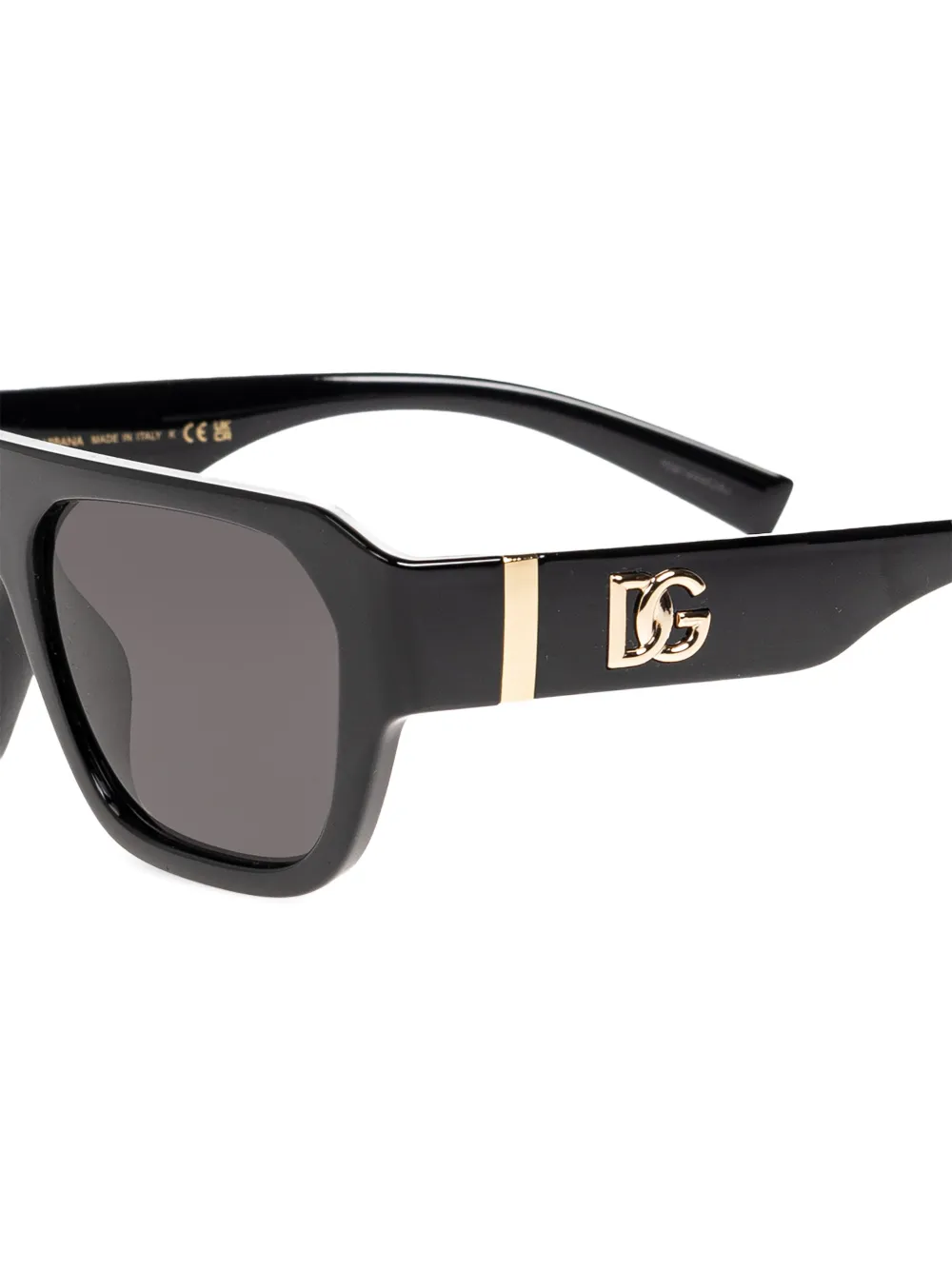 Dolce & Gabbana Eyewear Bril met geometrisch montuur Zwart