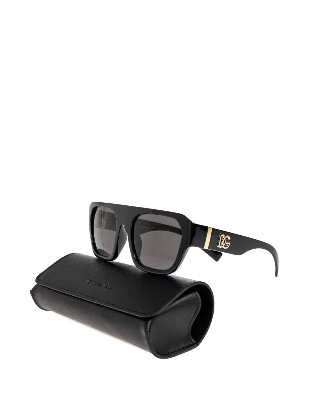 Dolce & Gabbana Eyewear Bril met geometrisch montuur Zwart
