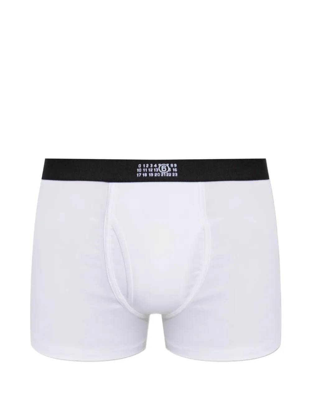 MM6 Maison Margiela logo-waistband boxer briefs - Weiß