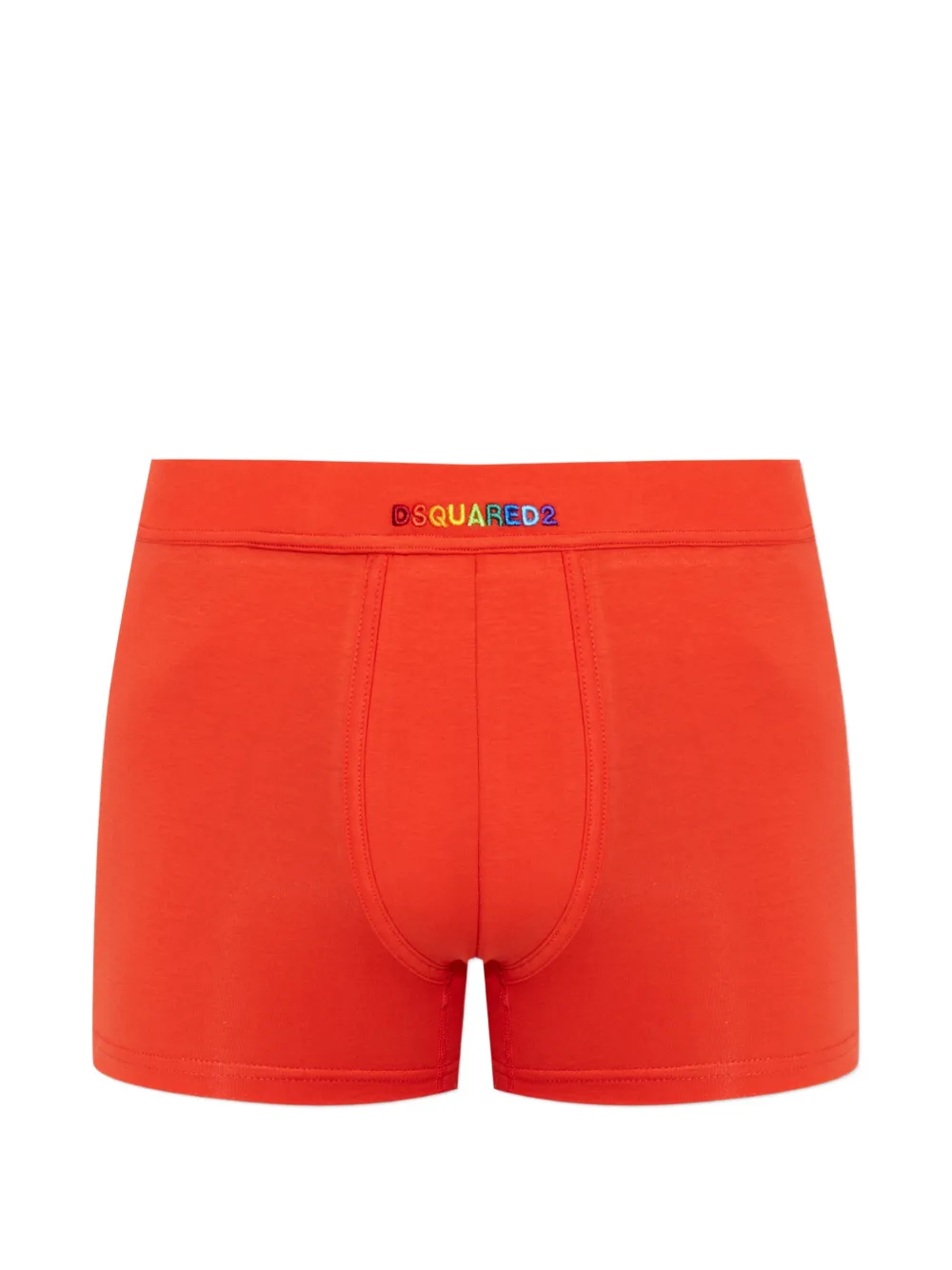 DSQUARED2 logo-embroidered boxers - Arancione