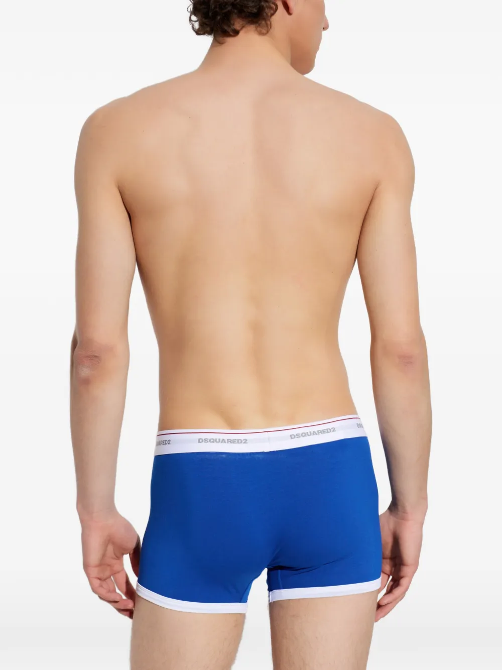 Dsquared2 Logo-waistband Boxers In Blue