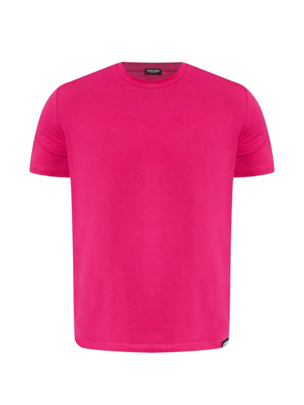 DSQUARED2 logo-print crew-neck T-shirt - Rosa