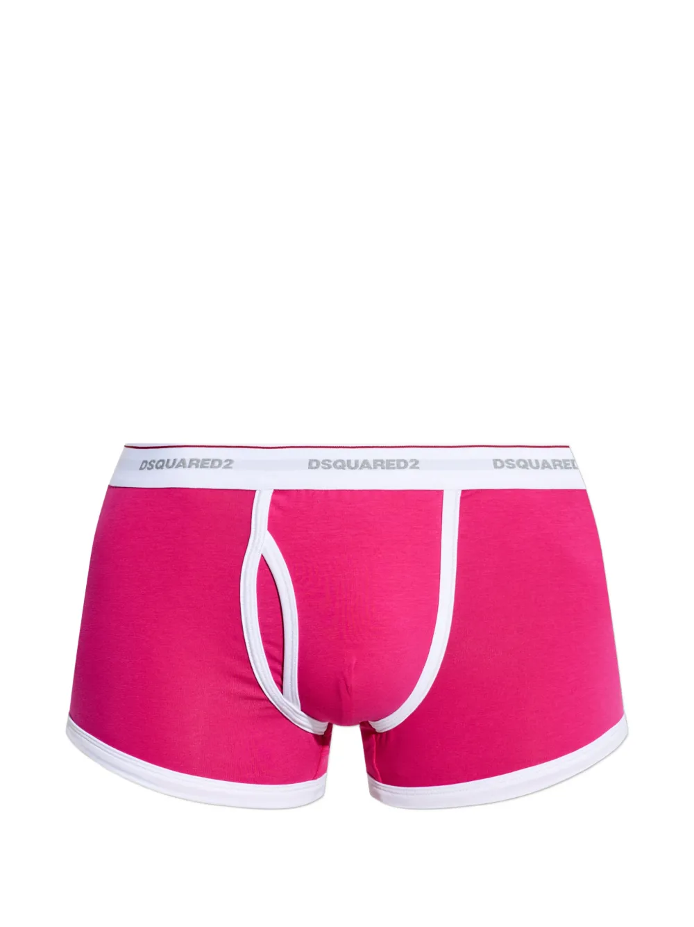 DSQUARED2 logo-waistband contrast-trim boxers - Rosa