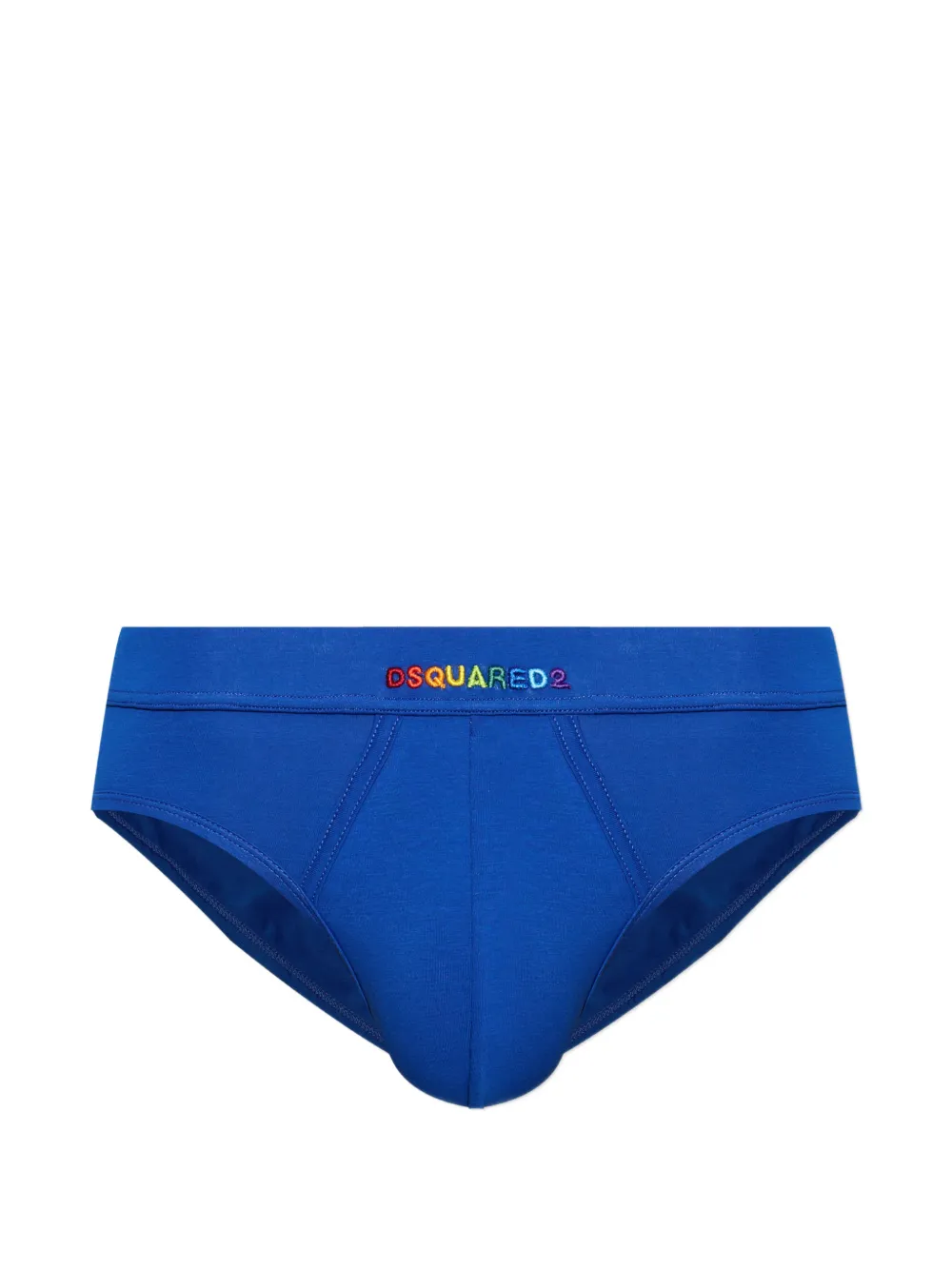 DSQUARED2 logo-embroidered briefs - Blu