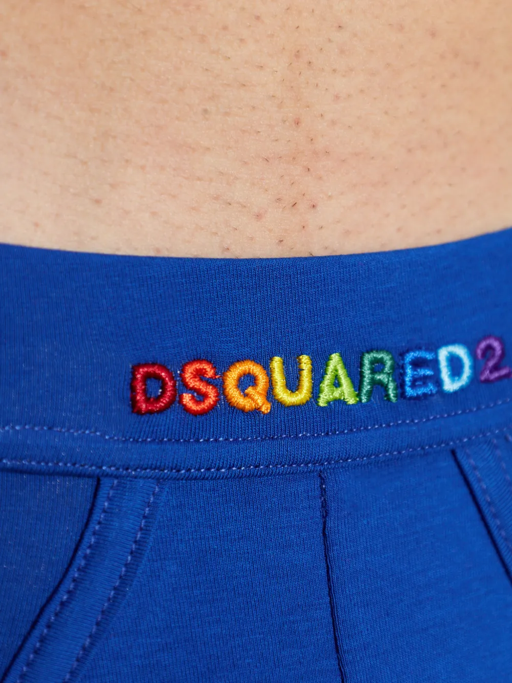 DSQUARED2 Be Proud slip met geborduurd logo Blauw