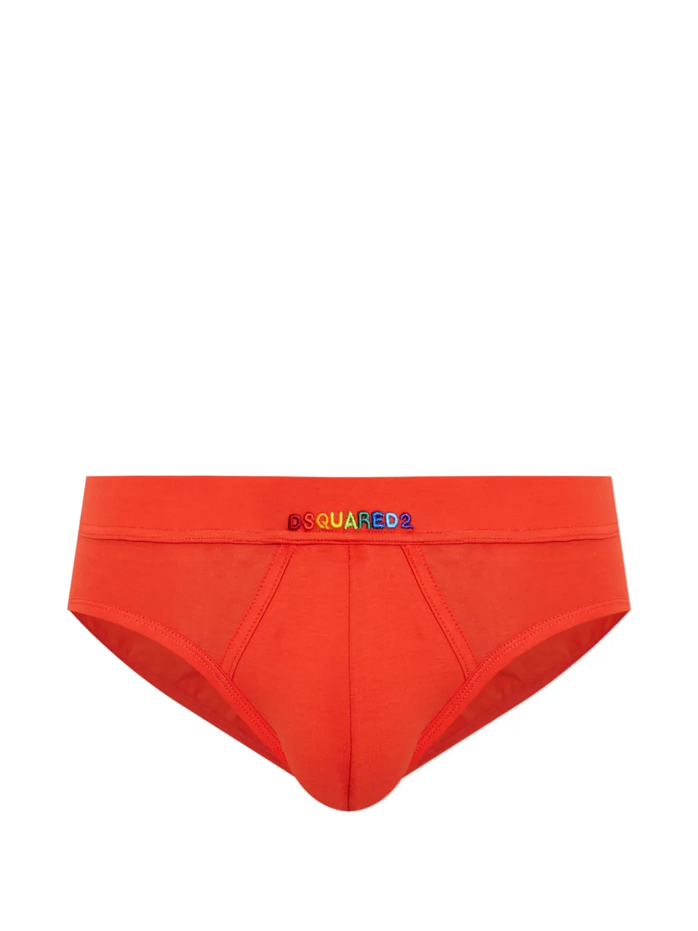 DSQUARED2 logo-embroidered briefs - Arancione