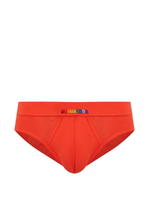 DSQUARED2 logo-embroidered briefs