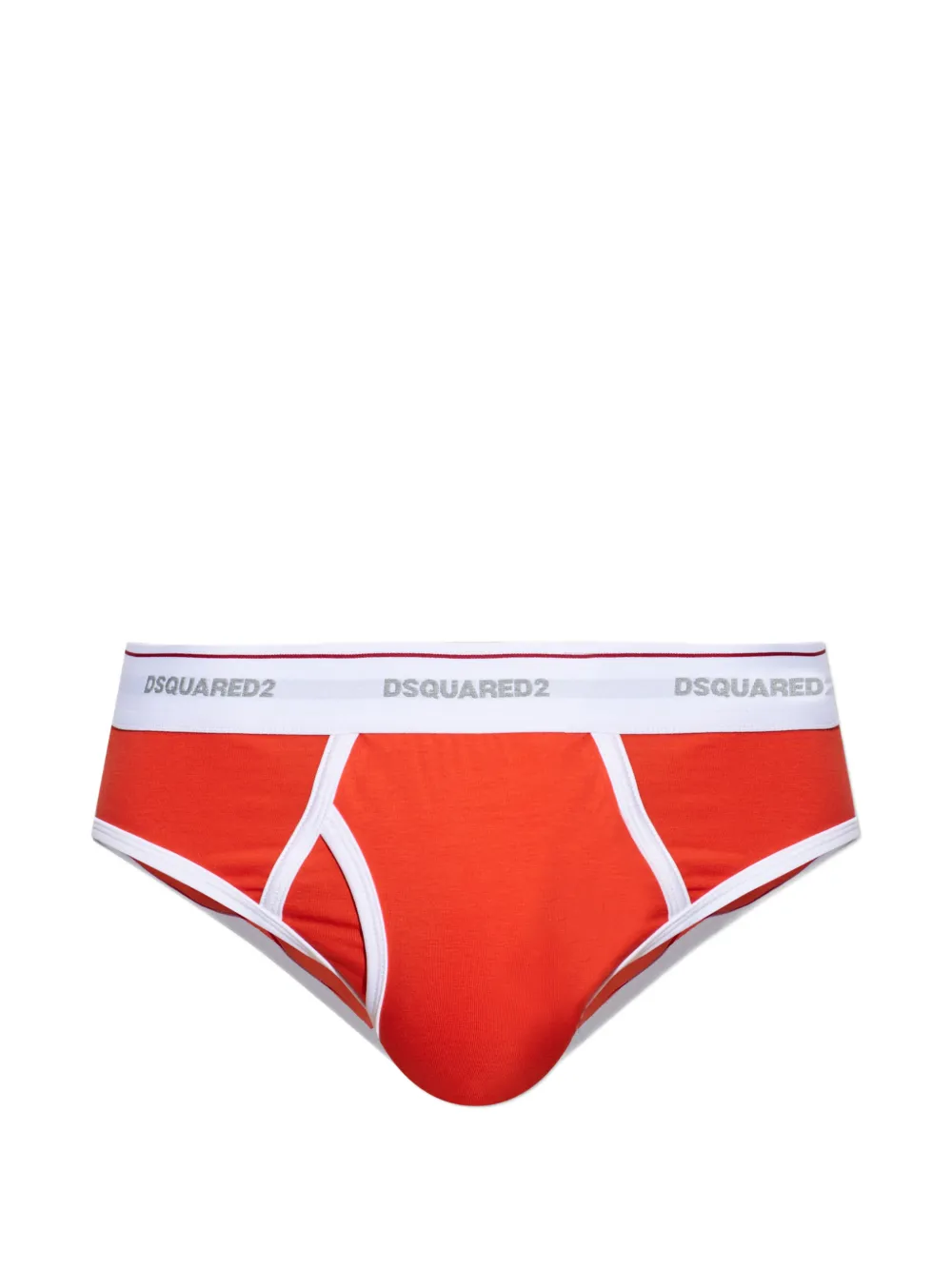 DSQUARED2 logo-waistband briefs - Rot