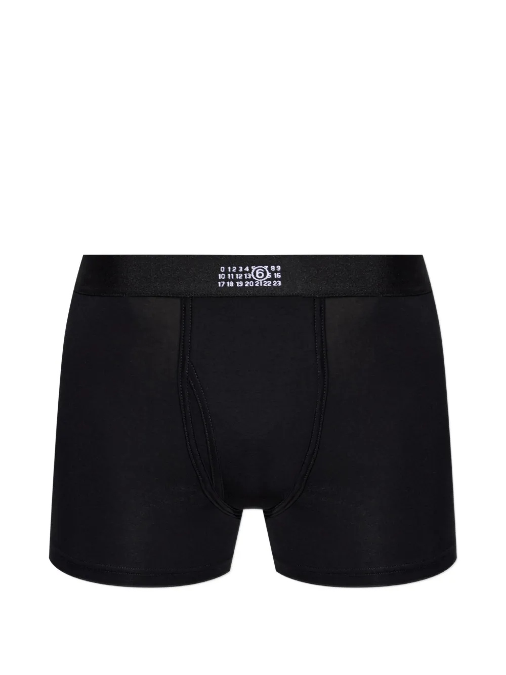 MM6 Maison Margiela logo-waistband boxer briefs - Nero