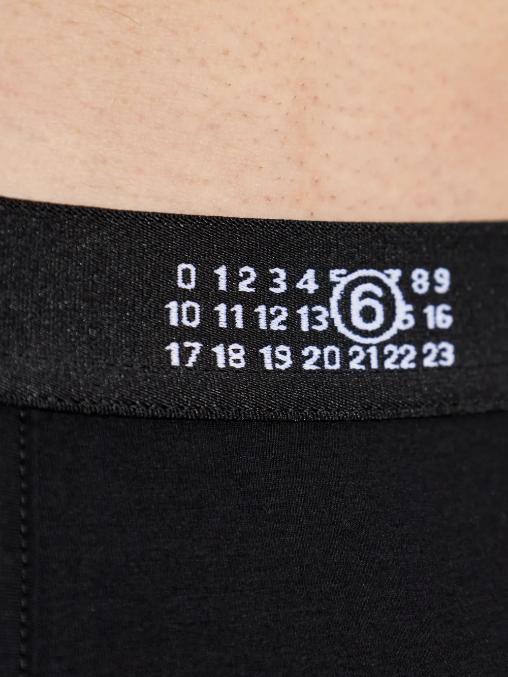 MM6 Maison Margiela Boxershorts met logoband Zwart