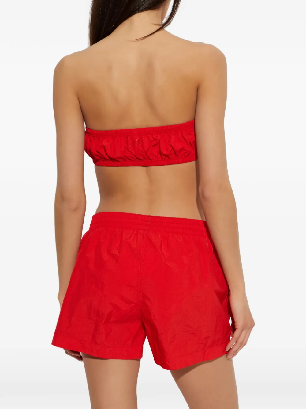 MM6 Maison Margiela Shorts met trekkoord Rood