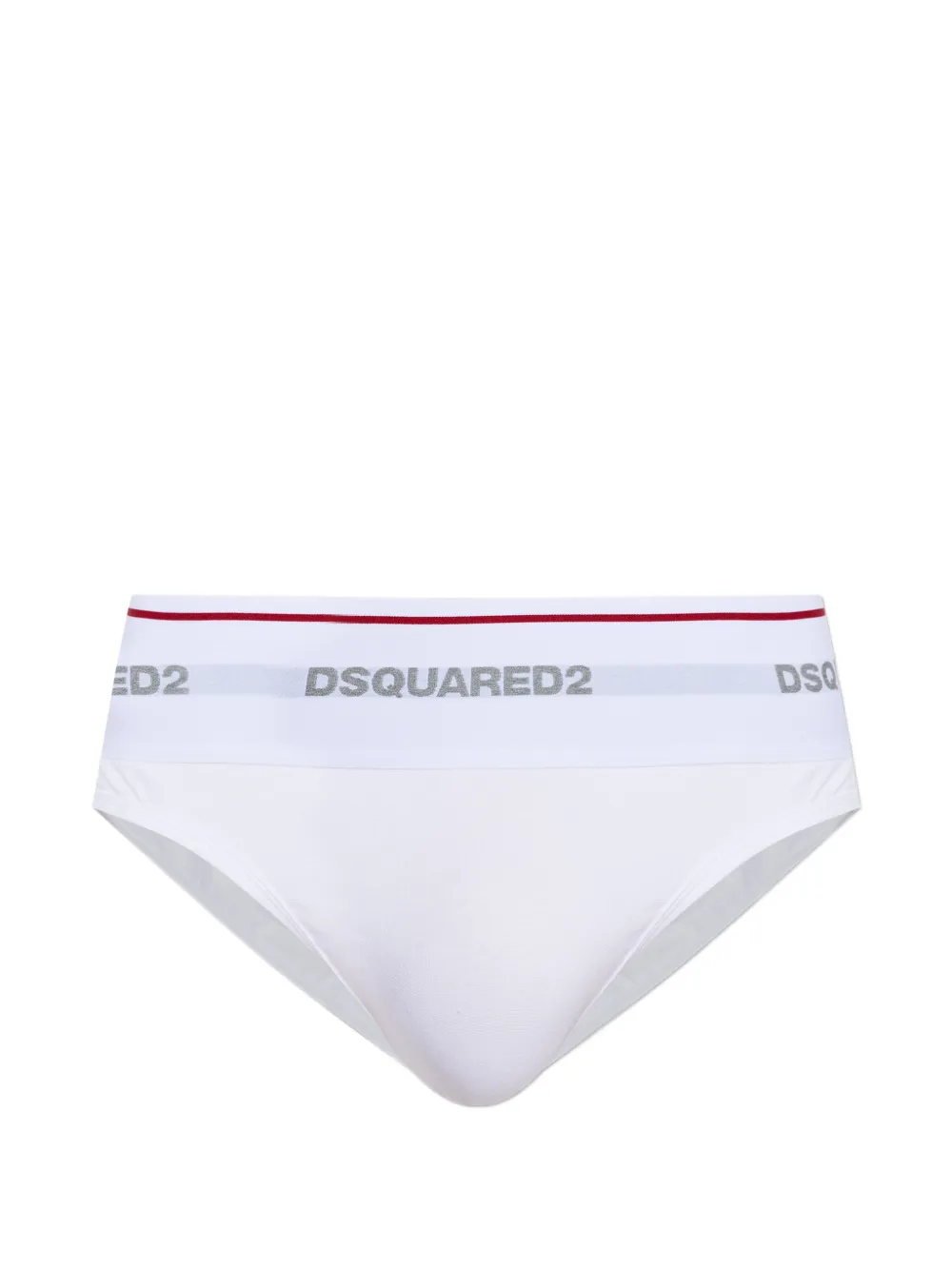 DSQUARED2 logo-waistband briefs - Bianco