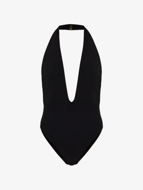 Balmain traje de baño con monograma en jacquard