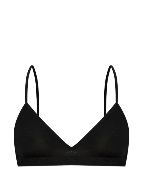 MM6 Maison Margiela ribbed triangle bra