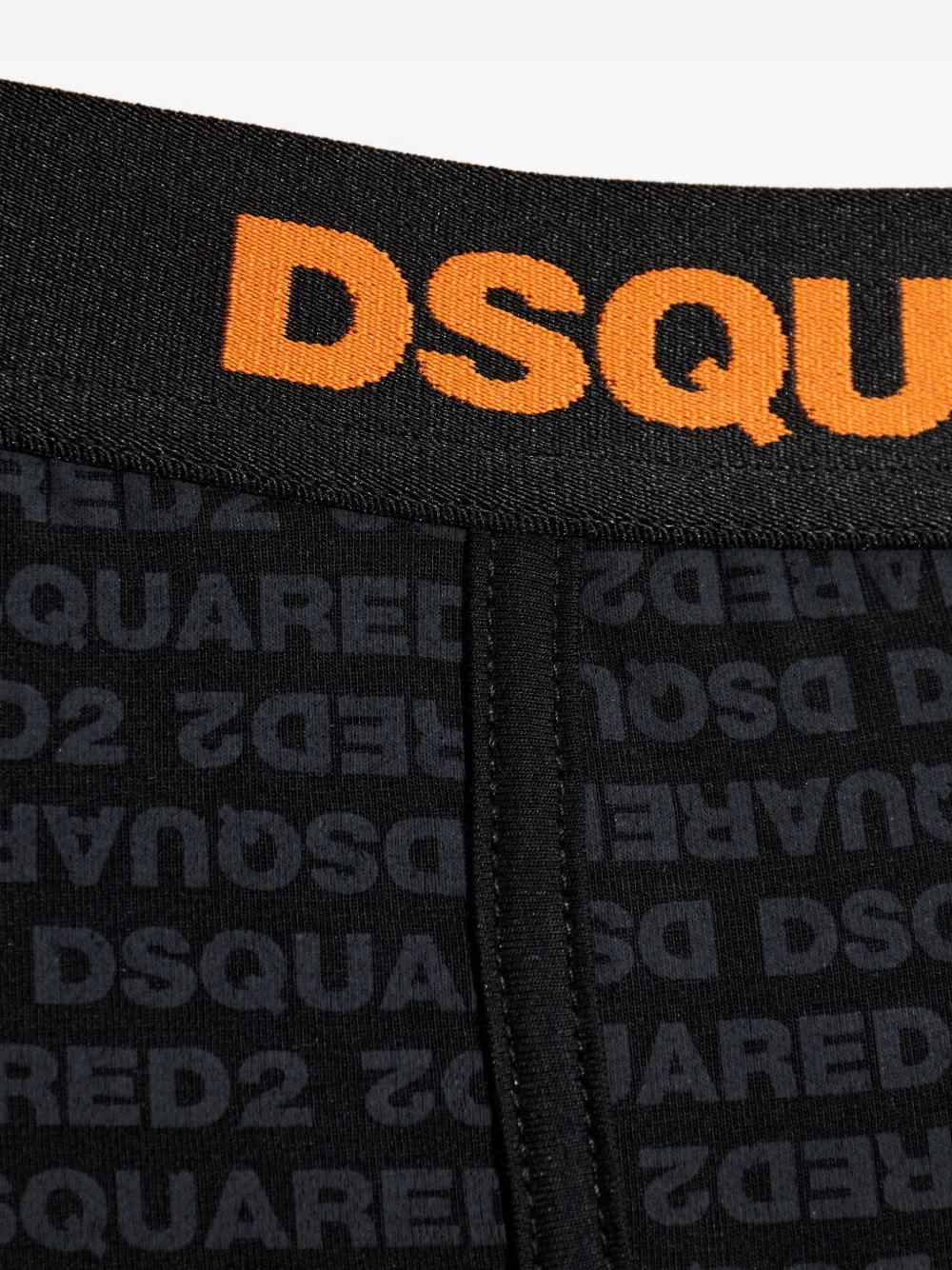 DSQUARED2 Broek met elastische tailleband Zwart