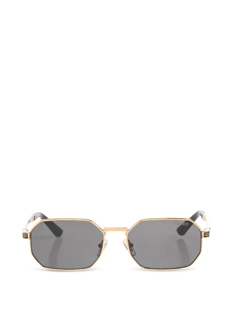 Versace Eyewear Greca-detail geometric-frame sunglasses