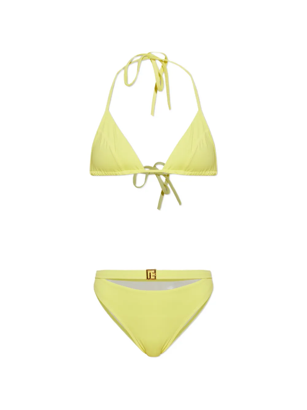Balmain triangle bikini - Gelb