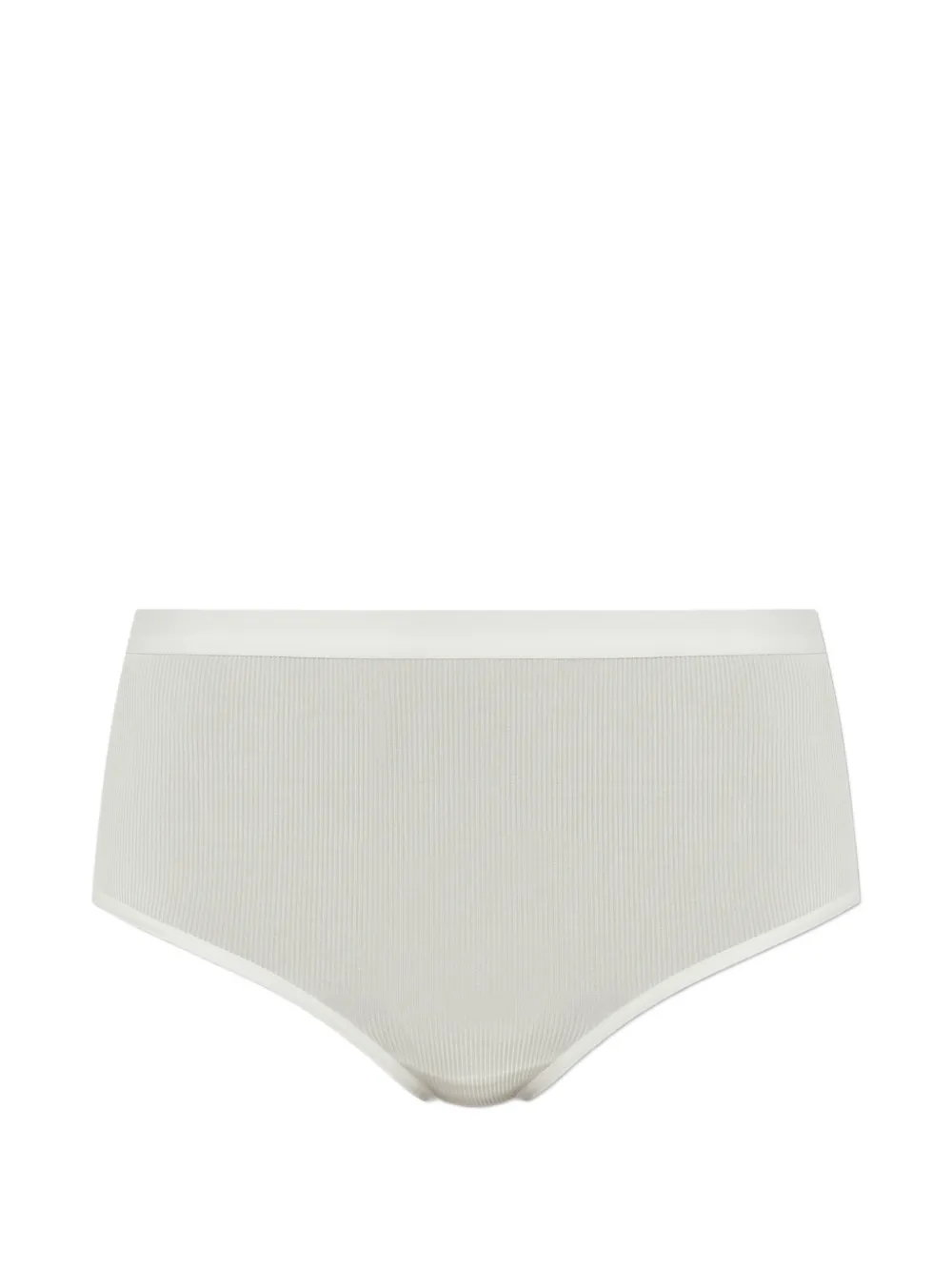 MM6 Maison Margiela ribbed-knit briefs - Nude